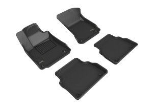 Audi S8 Floor Mat Set - 3D MAXpider - KAGU - Black - `11-`18